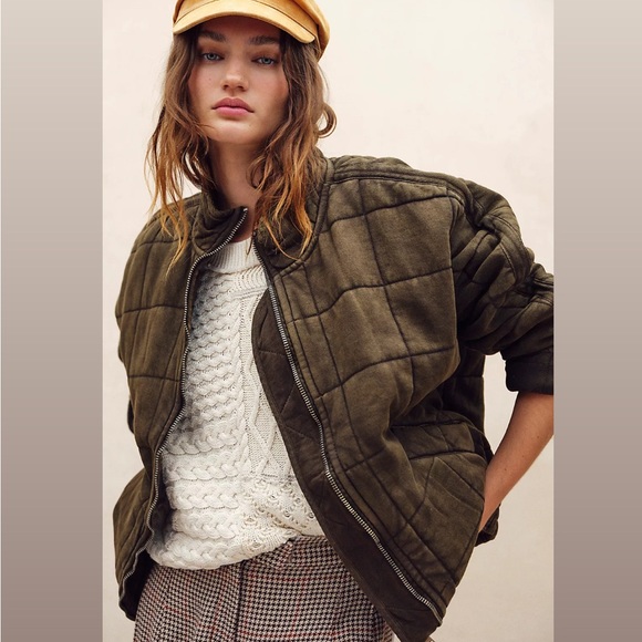 Free People Dolman Quilted Knit Jacket - Picture 7 of 11